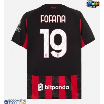 Moški Nogometni dresi AC Milan Youssouf Fofana #19 Domači 2025-26 Kratek Rokav